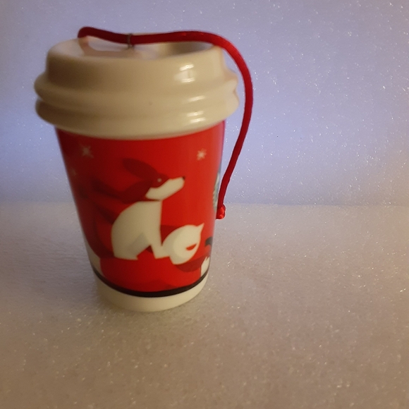 Christmas Starbucks 2011 Dog and Sleigh Ornament - Picture 7 of 8